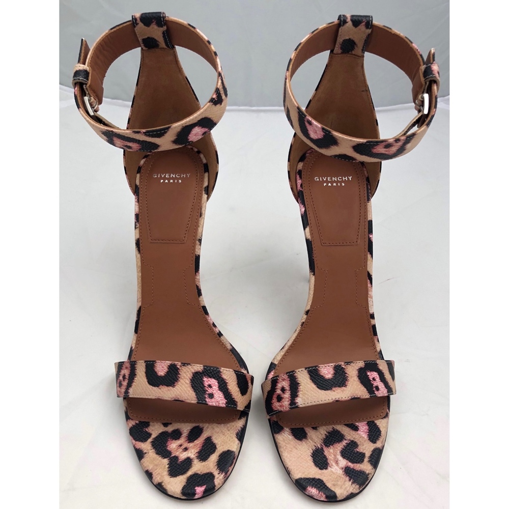 New Givenchy Retra Sandals Beige Jaguar Print 39 - Picture 4 of 8